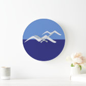 Gulls / ronde (grote) wandklok (Huis)