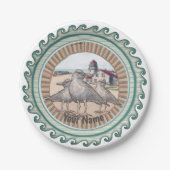 Gulls Vuurtoren papier bord (Voorkant)