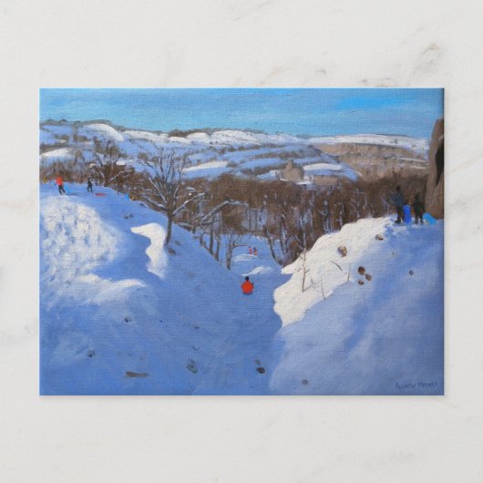 Gully Black Rocks Derbyshire 2009 Briefkaart (Voorkant)