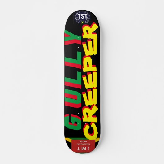 GULLY CREEPER JMT JAMAICA 7 3/4" Skateboard Dek (Voorkant)