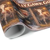 Gully Gawk IJslandse Yule Lad ansichtkaart Cadeaupapier (Rol Hoek)