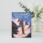 Gulmarg Kashmiri India Ski poster (Staand voorkant)