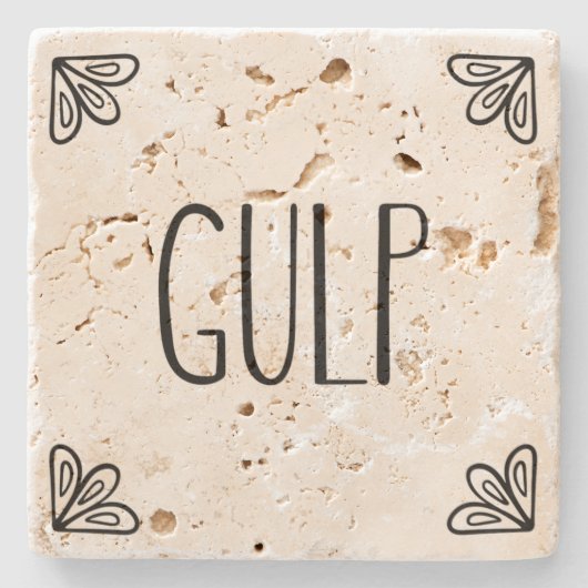 GULP - Steen Onderzetter (Voorkant)
