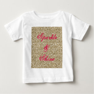 Guls en warmroze glitter Sparkle and Shine