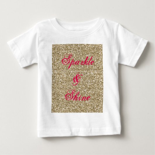 Guls en warmroze glitter Sparkle and Shine (Voorkant)