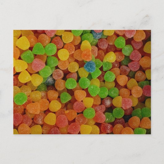 Gum Drops Sweets Briefkaart (Voorkant)