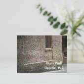 Gum Wall Post-kaart Briefkaart (Staand voorkant)