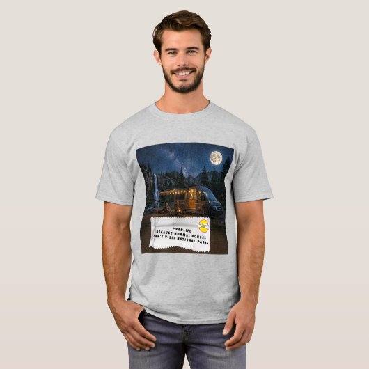 Gum Wrapper Grappen #Vanlife T-Shirt (Voorkant volledig)