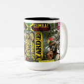 GUMBAE CULTUUR Tweekleurige Mok, 15 oz Tweekleurige Koffiemok (Voorkant rechts)