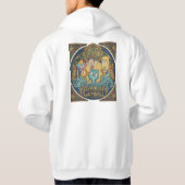 "GUMBALL" Artistiek Hoodie – Urbane Stijlverklarin (Achterkant)