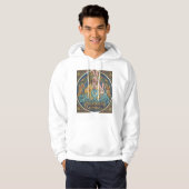"GUMBALL" Artistiek Hoodie – Urbane Stijlverklarin (Voorkant volledig)