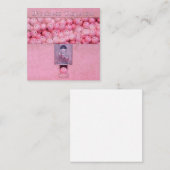 Gumball Ball Machine Happenser Notitiekaartje (Voorkant / Achterkant)