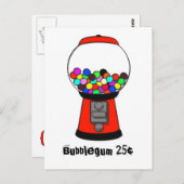 Gumball-Briefkaart Briefkaart (Voorkant / Achterkant)