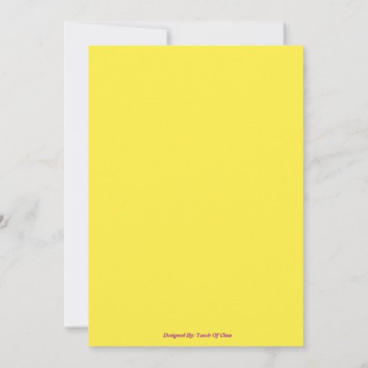 Gumball Cupcake Uitnodiging (Achterkant)