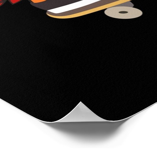 Gumball Darwin Schaats Poster (Hoek)