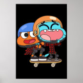 Gumball Darwin Schaats Poster (Voorkant)