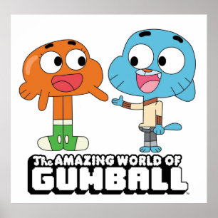 Gumball en Darwin Poster