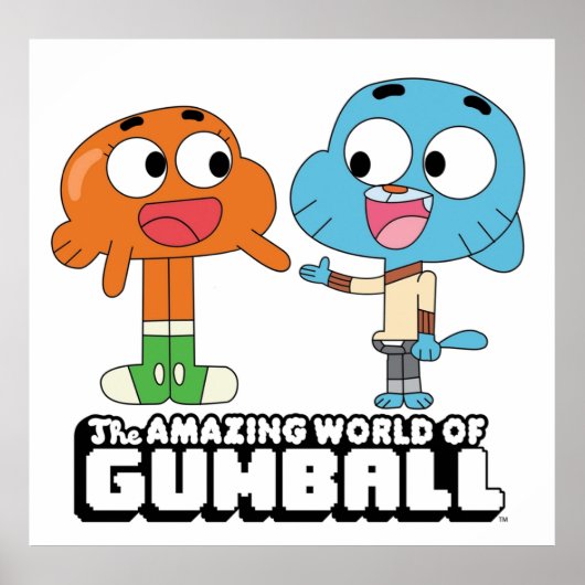 Gumball en Darwin Poster (Voorkant)