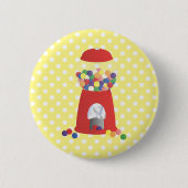 Gumball Fantasy Ronde Button 5,7 Cm (Voorkant)