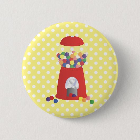 Gumball Fantasy Ronde Button 5,7 Cm (Voorkant)