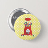 Gumball Fantasy Ronde Button 5,7 Cm (Voorkant /achterkant)