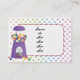 Gumball Fantasy Visitekaartje