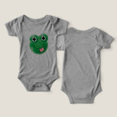 Gumball Froggy op baby Kleding (Ontwerp Voorkant & Achterkant)
