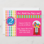 Gumball Invite Kaart (Voorkant)