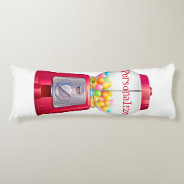 Gumball machine bubblegum rood lichaamskussen