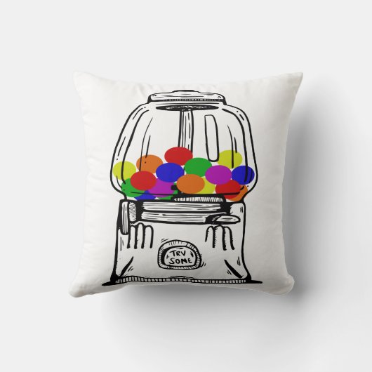 Gumball Machine Kussen (Achterkant)