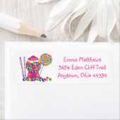 Gumball Machine retour adreslabels Etiket (Insitu)