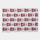 Gumball Machine Retro Snoep Shop Pattern Theedoek (Horizontaal)