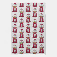 Gumball Machine Retro Snoep Shop Pattern