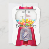  Gumball machine sneeuwpop wereldbol Kaart (Voorkant)