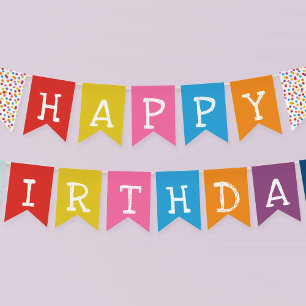 Gumball Machine Snoep Bubble Gum Happy Birthday Vlaggetjes