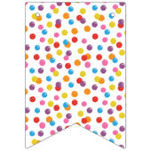 Gumball Machine Snoep Bubble Gum Happy Birthday Vlaggetjes (Eerste vlag)