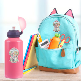 Gumball machine, Waterverf, Grappig, Kleurrijk Sticker