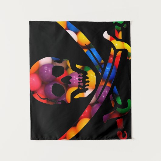 Gumball Skull Wandkleed (Voorkant)