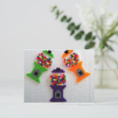 gumballmachine briefkaart (Staand voorkant)