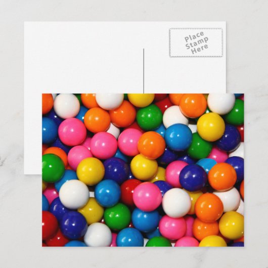Gumballs Briefkaart (Voorkant / Achterkant)