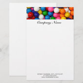 Gumballs Kantoorartikelen Briefpapier (Voorkant / Achterkant)