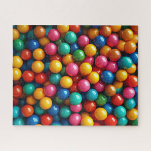 Gumballs Kleurrijke Gum en Snoep Legpuzzel