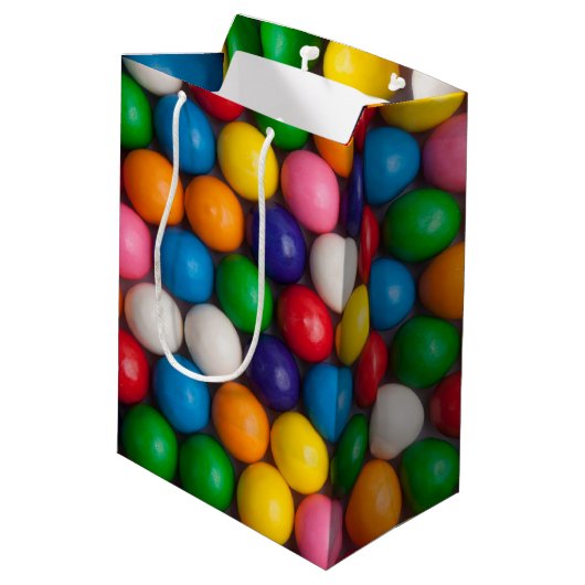 Gumballs Medium Cadeauzakje (Achterkant Gekanteld)