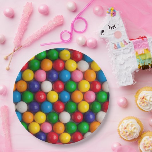 Gumballs Papieren Bordje (Feest)