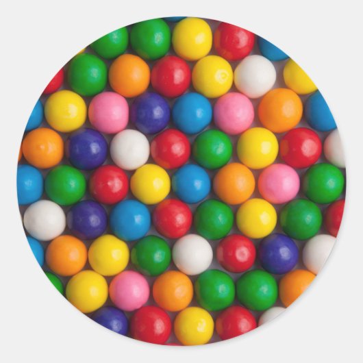 Gumballs Ronde Sticker (Voorkant)