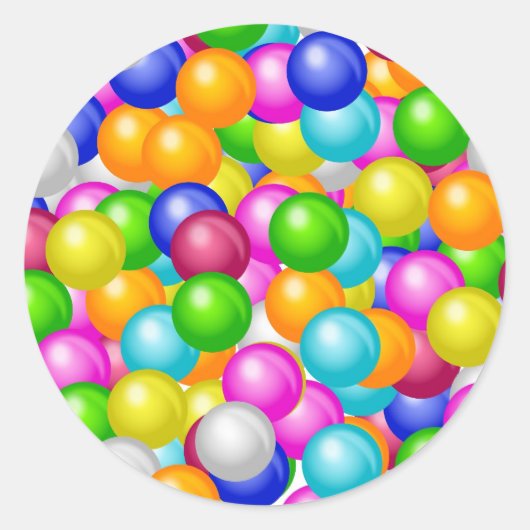 Gumballs Ronde Sticker (Voorkant)