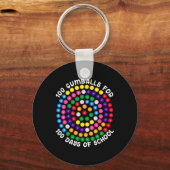 Gumballs voor 100 dagen school sleutelhanger (Voorkant)