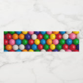 Gumballs Waterfles Etiket (Enkel label)