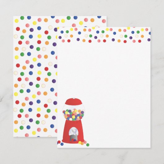 Gumbalmachine (Voorkant / Achterkant)