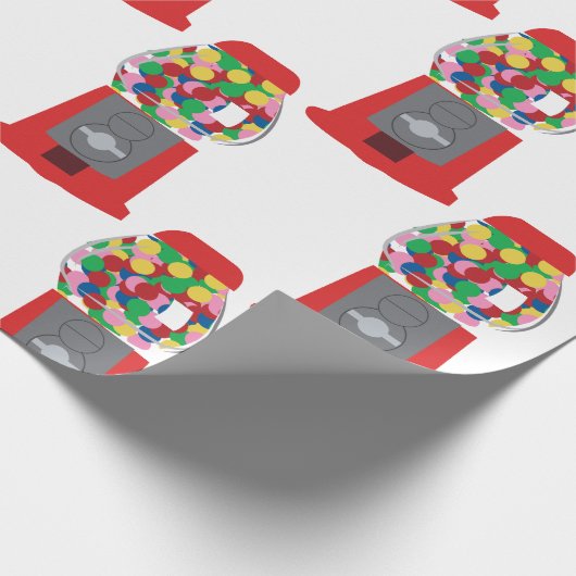 Gumbalmachine Cadeaupapier (Hoek)